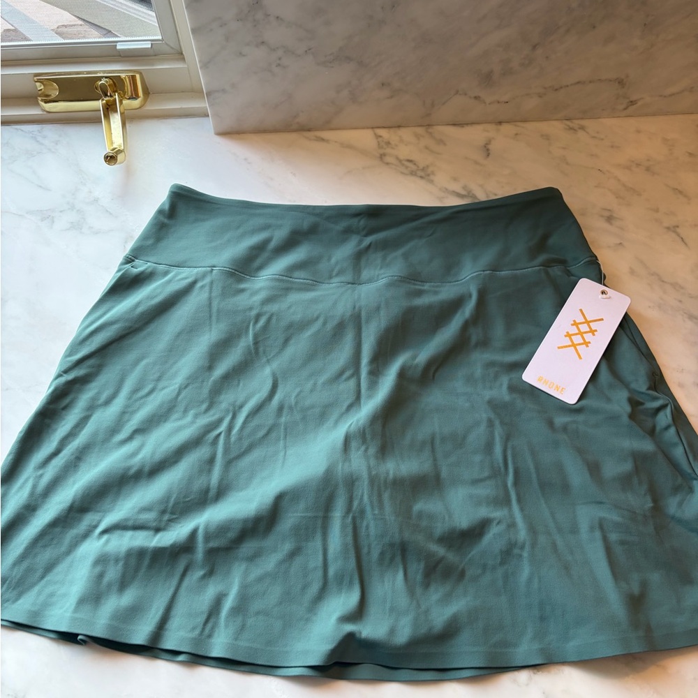 RHONE Teal Mini Skirt